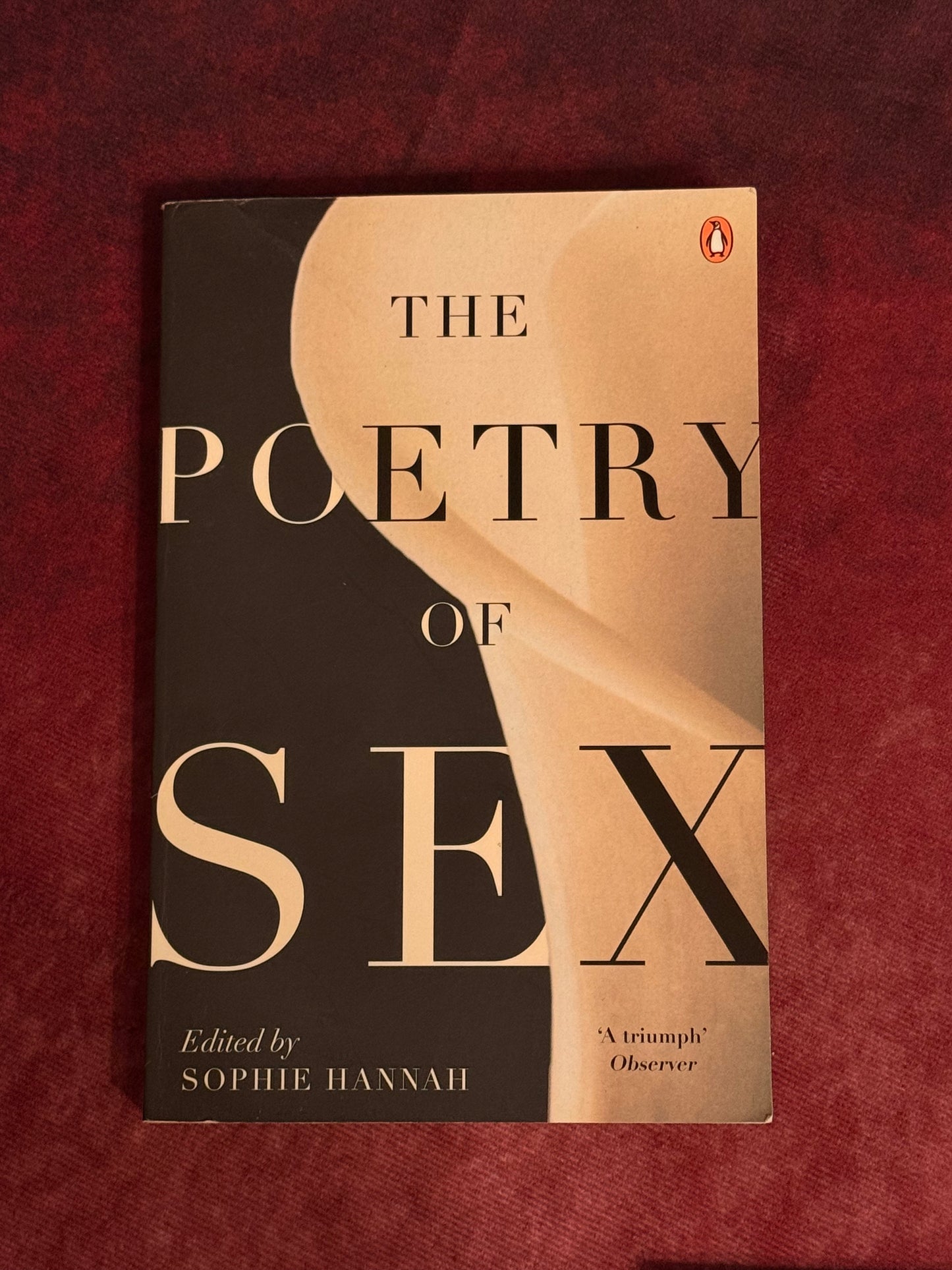 The Poetry of Sex by Sophie Hannah | Pre Loved Poetry Paperback
